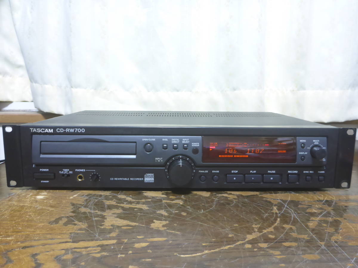 TASCAM CD-RW700 業務用CDレコーダー タスカム 【公式通販】
