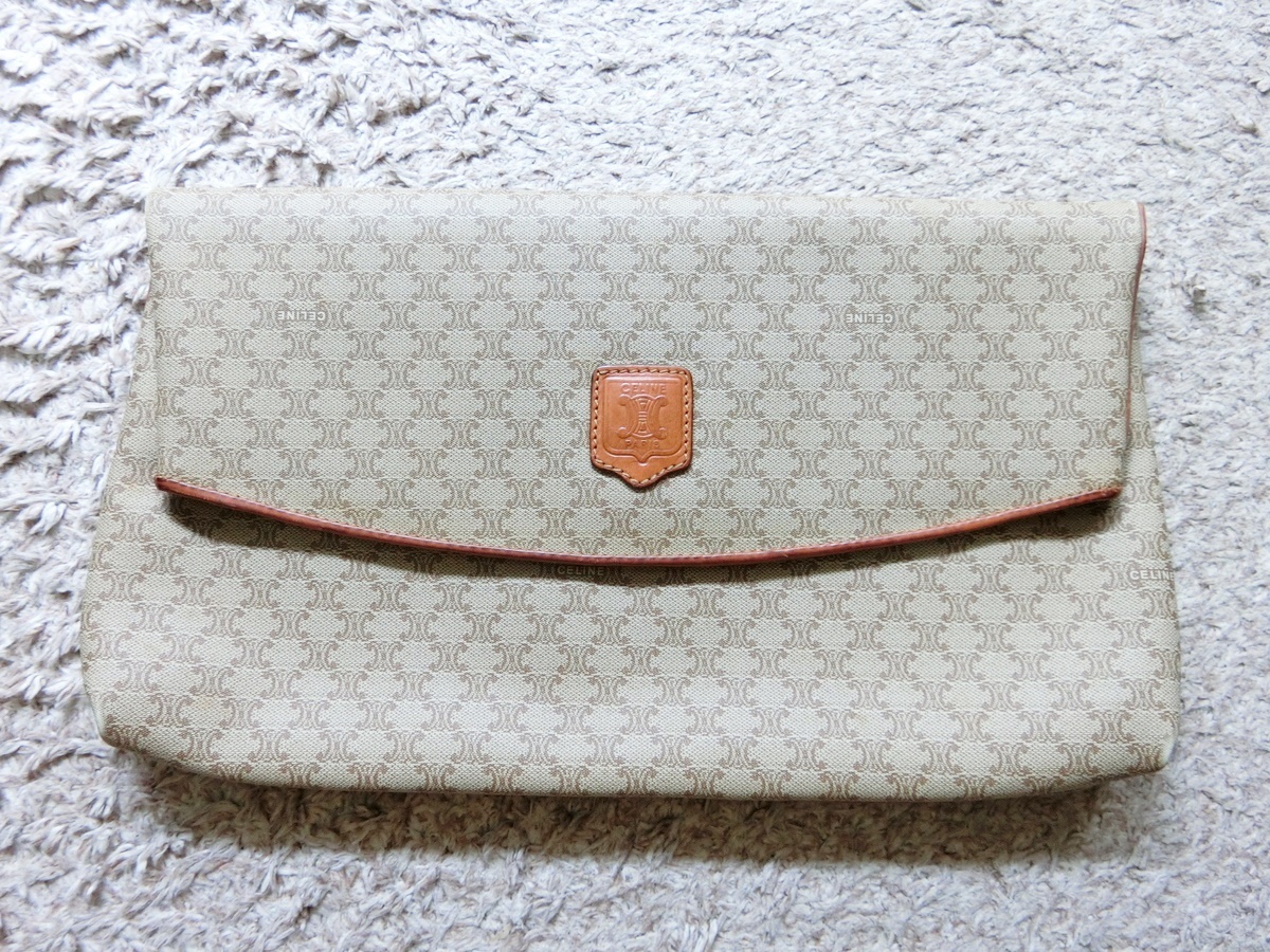 CELINE セリーヌ クラッチバッグ マカダム(ハンドバッグ)|売買 CELINE セリーヌ クラッチバッグ マカダム(ハンドバッグ)|売買