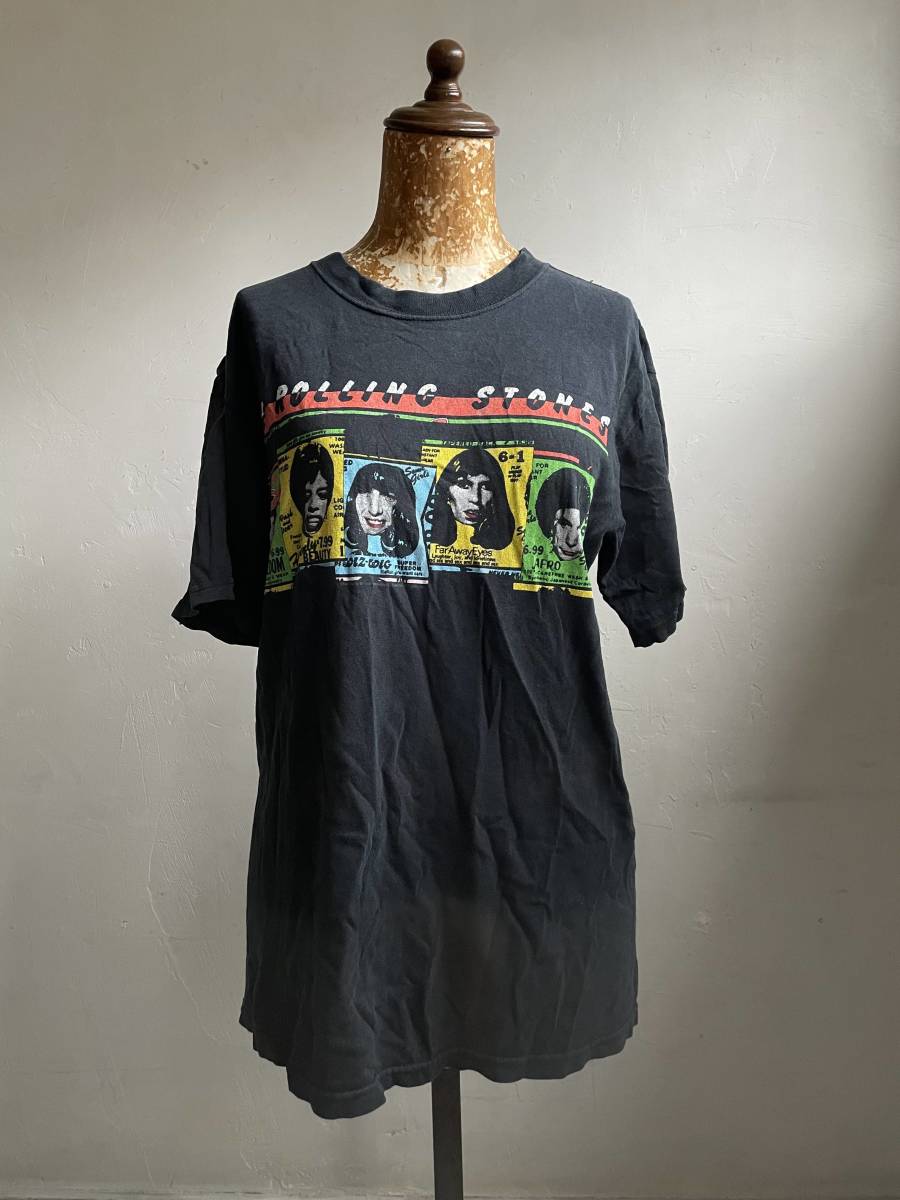 本物保証，低価 レア THE ROLLING STONES Tシャツ ヴィンテージTシャツ ビンテージTシャツ 当時物 USA製 ローリングストーンズ バンドT ロックT(Tシャツ)｜売買されたオークション情報、yahooの商品情報をアーカイブ Tシャツ