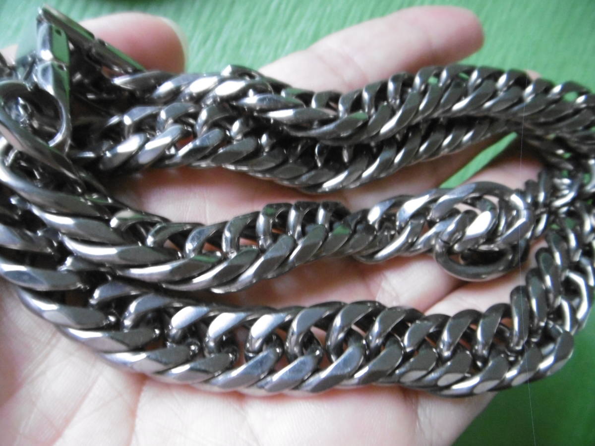 TITANIUM ◇チタニウム ◇喜平ネックレス//喜平 幅約1.2mm 約60.5 cm 総