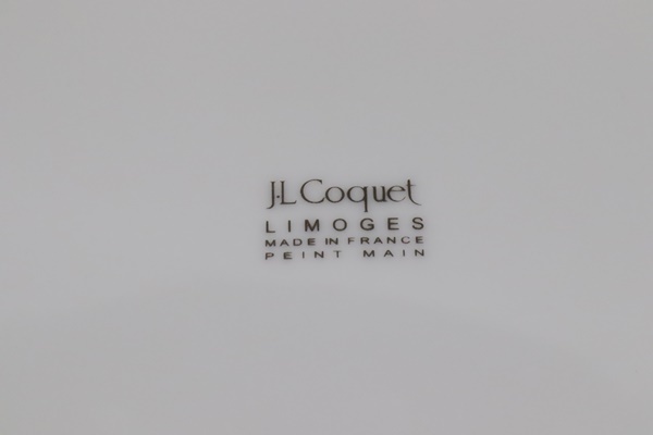 J.L Coquet ジャン・ルイ・コケ 食器 1枚 1枚メーカー直営 J.L Coquet ジャン ルイ コケ エミスフェール プレゼンテーションプレート 32cm プラチナストライプ 大皿 