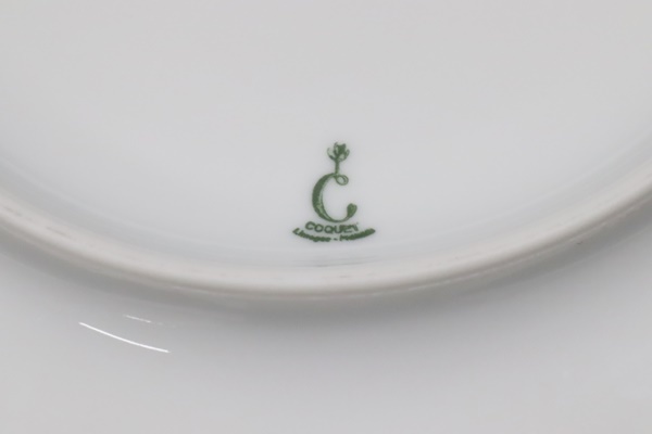 J.L Coquet ジャン・ルイ・コケ 食器 1枚 1枚メーカー直営 J.L Coquet ジャン ルイ コケ エミスフェール プレゼンテーションプレート 32cm プラチナストライプ 大皿 