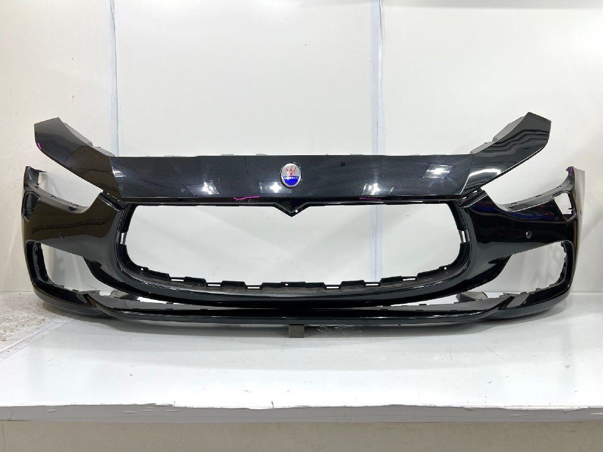 Maseratiマセラティ ギブリ 純正 フロントバンパー 黒系 670097883G