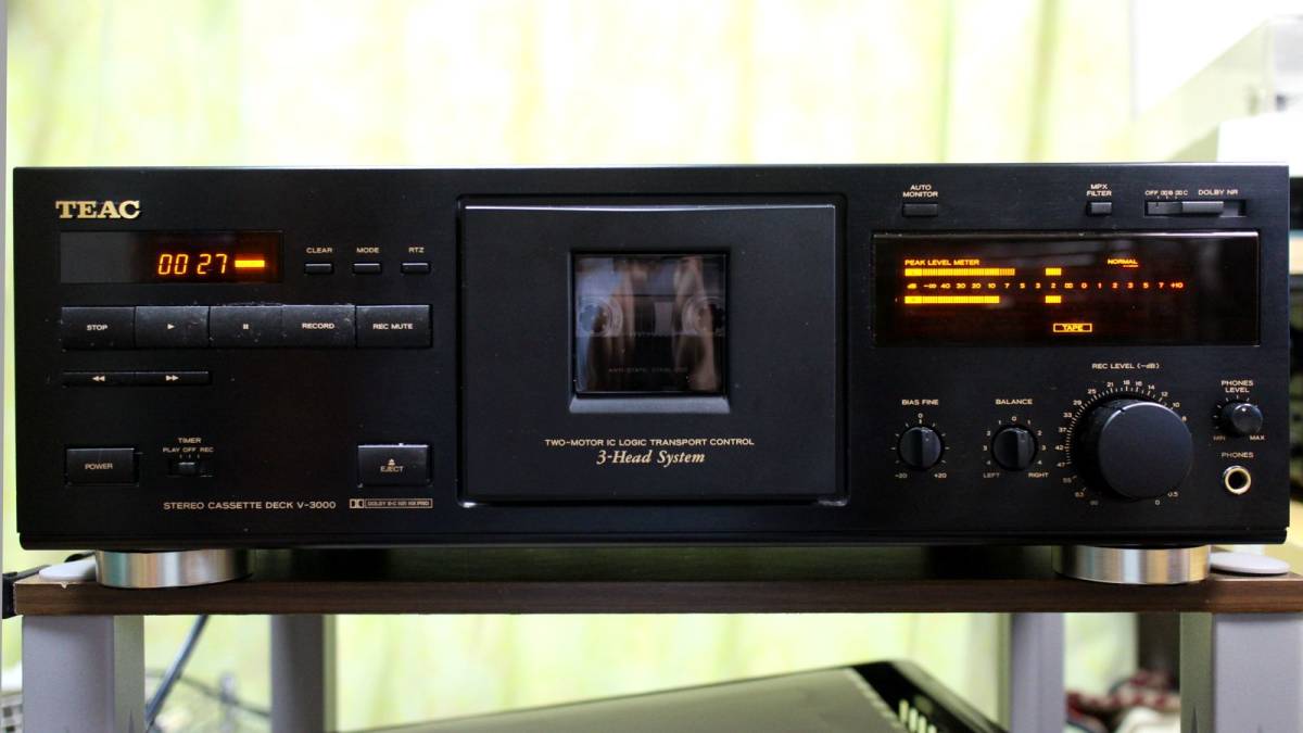 TEAC V-3000 ティアック your life!! audio カセットデッキ Enjoy 