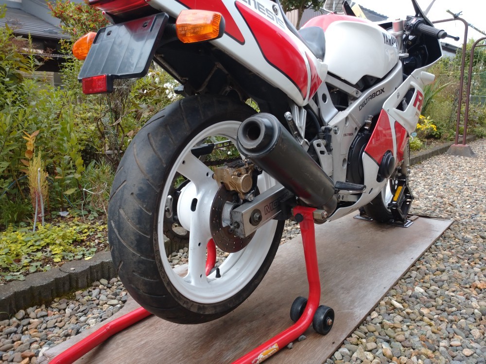 YAMAHA 昭和61年 FZR400 1WG レストアベース 部品取り 書類付 