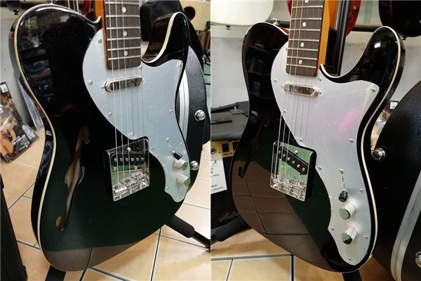 ○極美品 Squier BY FENDER スクワイヤー セミホロウ テレキャスター 