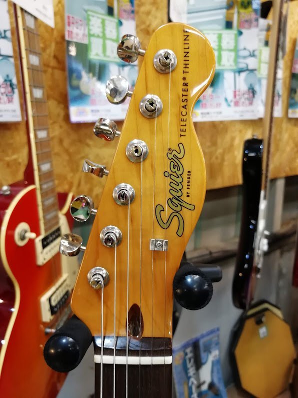 美品 Squier スクワイヤー Telecaster サンバースト テレキャス