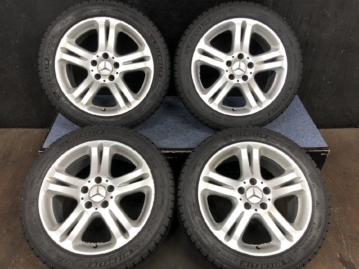 ベンツ Eクラス 17インチ 8J ET38 PCD112 5H アルミホイール MICHELIN 