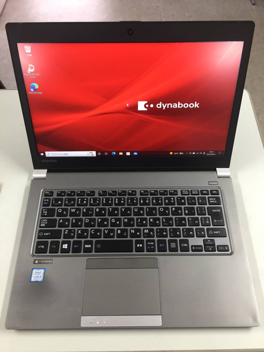 東芝dynabook R63M 第8世代i5 8GB 256GB Office 即配* 第8世代【TOSHIBA】dynabook R63/M / Core i5-8250U / 8GB / SSD