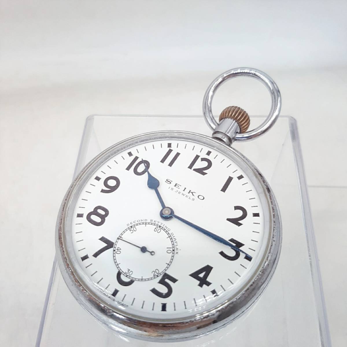 ⁄ 0 セイコー Seiko stop jewels hand 懐中時計 プレシジョン function