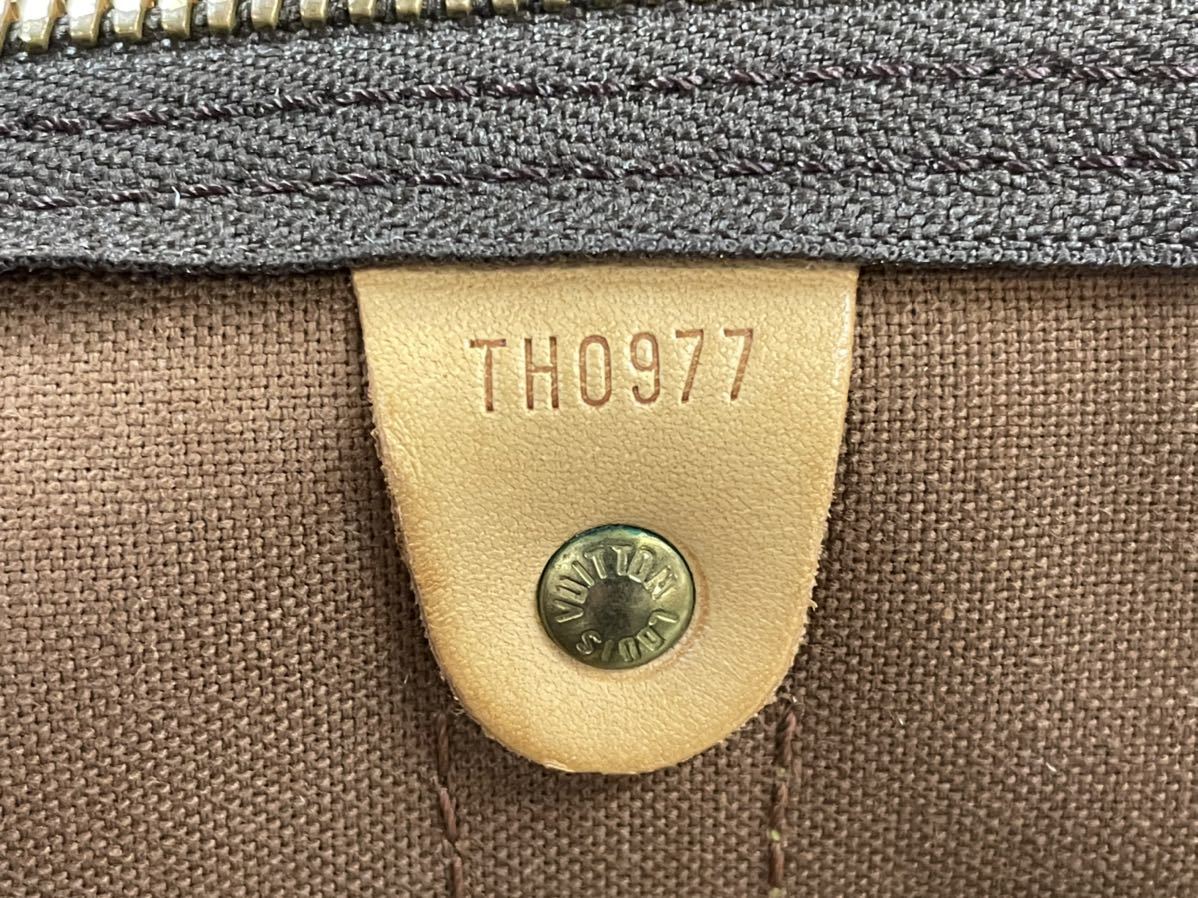 1円スタート LOUIS VUITTON / TH0977 ルイヴィトン キーポルバンドリエール55 モノグラム ボストンバッグ トラベルバッグ パドロック付き ルイヴィトン LOUIS モノグラム ハンドバッグ M51130 キーポル55