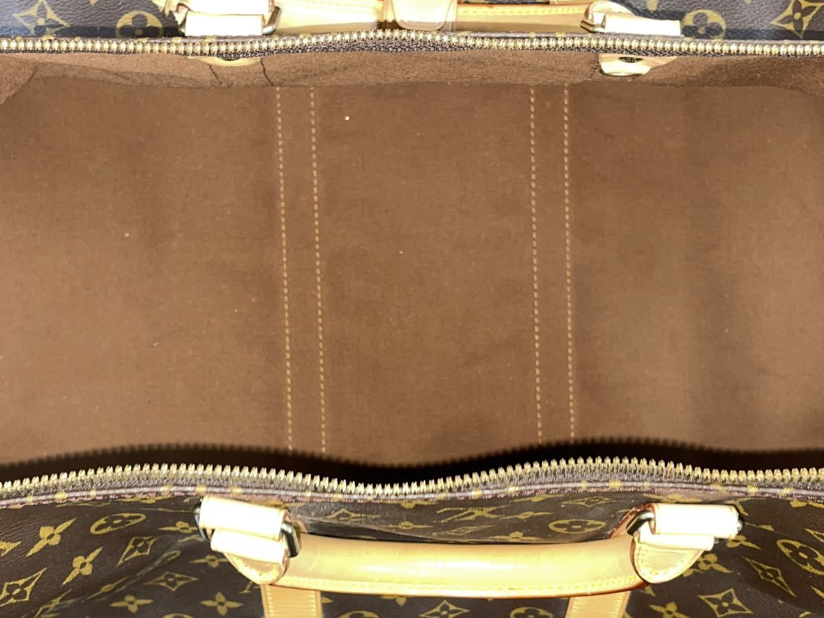 1円スタート LOUIS VUITTON / TH0977 ルイヴィトン キーポルバンドリエール55 モノグラム ボストンバッグ トラベルバッグ パドロック付き ルイヴィトン LOUIS モノグラム ハンドバッグ M51130 キーポル55