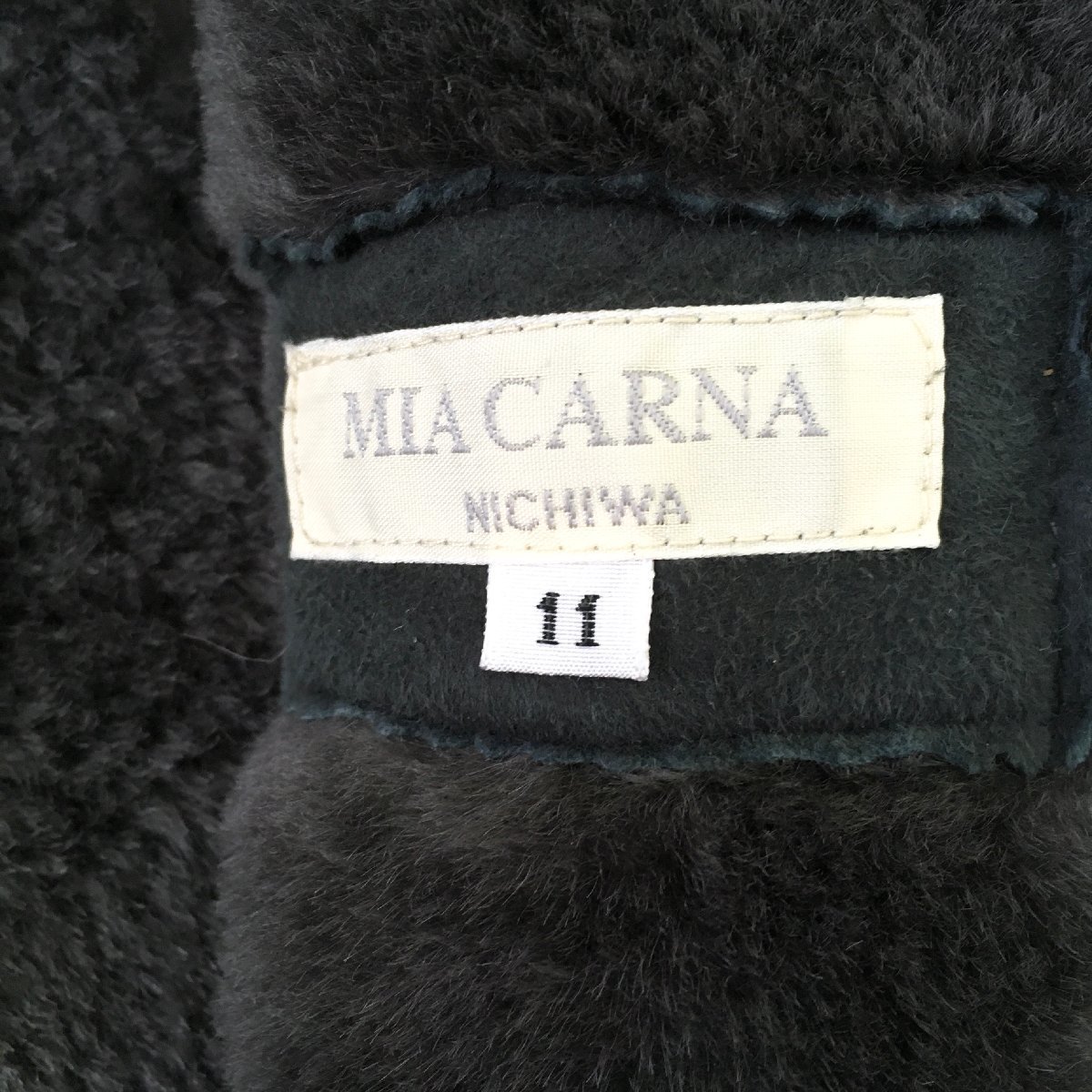☆MIA CARNA ミアカーナ NICHIWA ニチワ コート トスカーナラム ロング 