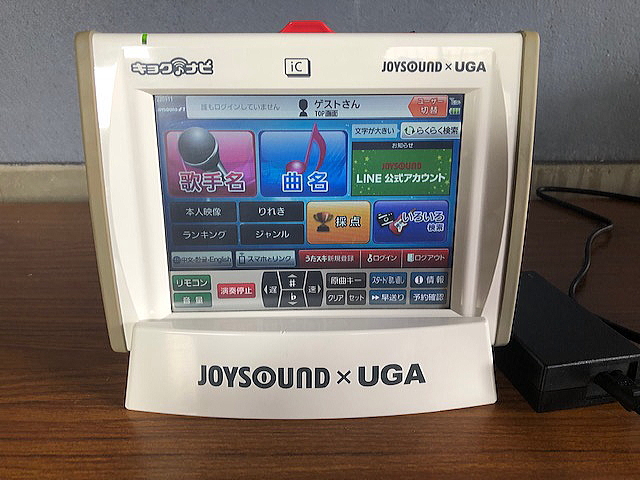 ジョイサウンド JOYSOUND エクシング キョクナビ JR300 充電器付き