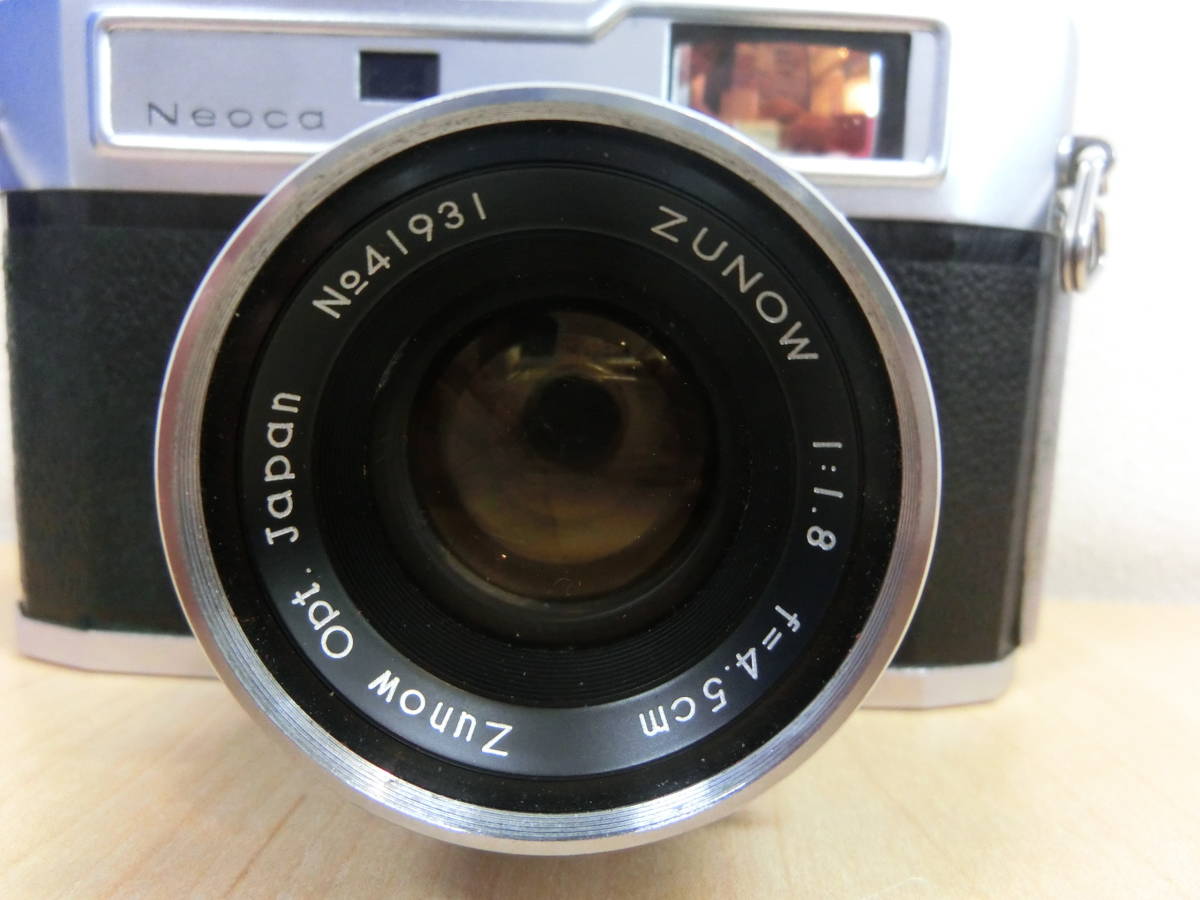 ZUNOW 1:1.8 フィルムカメラ ネオカ SV Neoca f=4.5cm レンジ