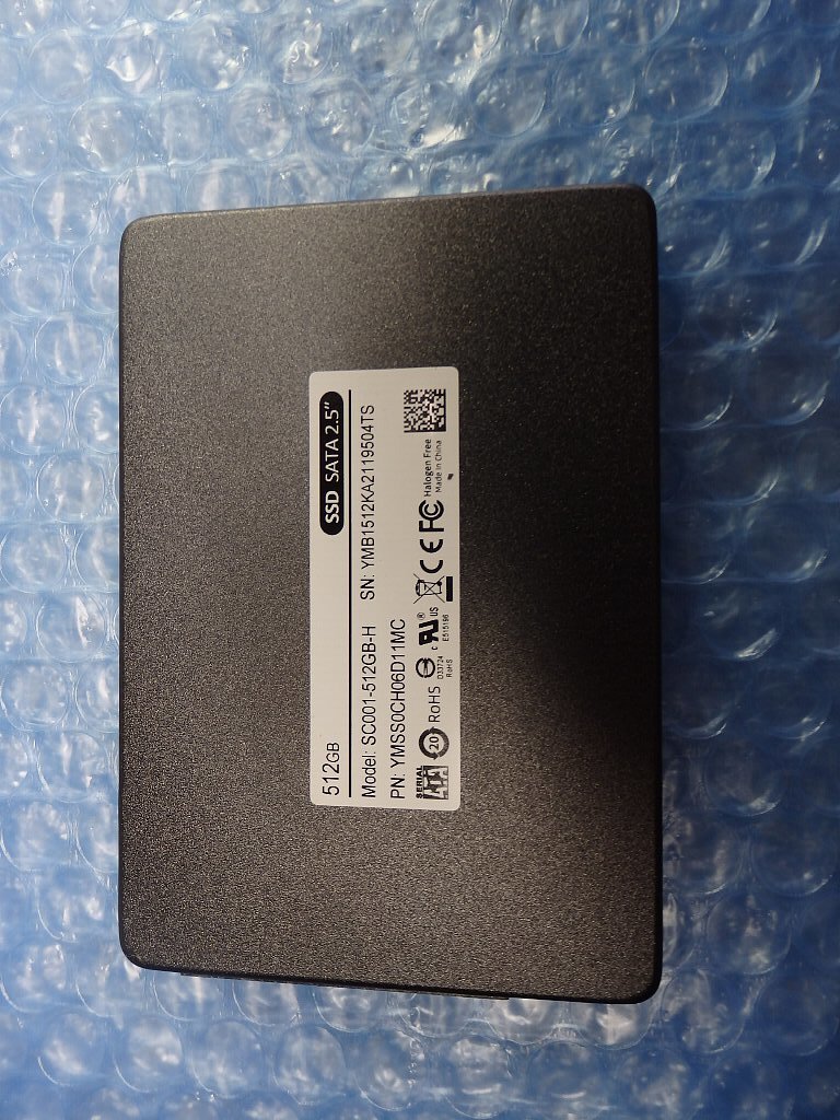 お得，品質保証 SC001-512GB-H/ ssd 2.5/512Gb// /使用頻度小(256GB～)｜売買されたオークション情報、yahooの商品情報をアーカイブ公開 - オークファン 256GB～