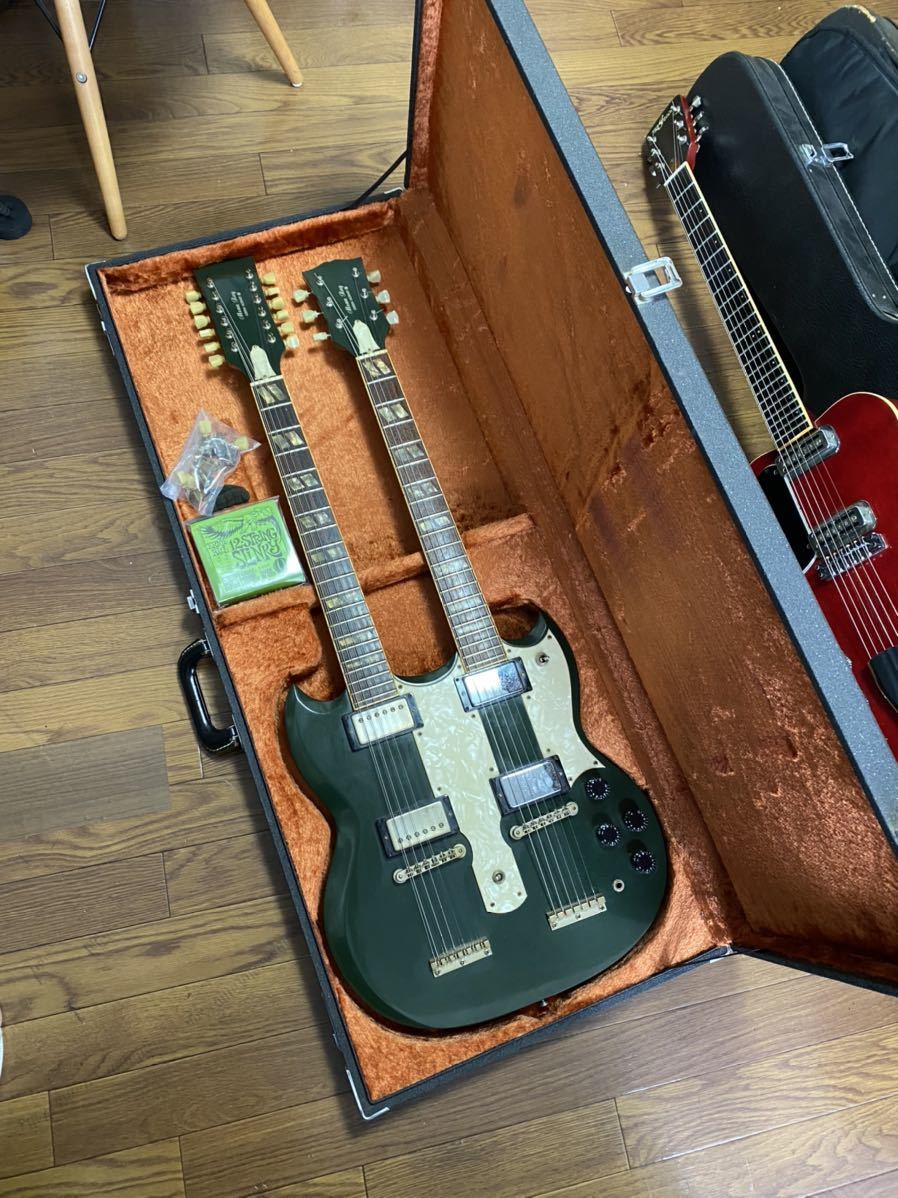 30年前の激レア！Wネック 美品・希少mavis ダブルネックギター 専用