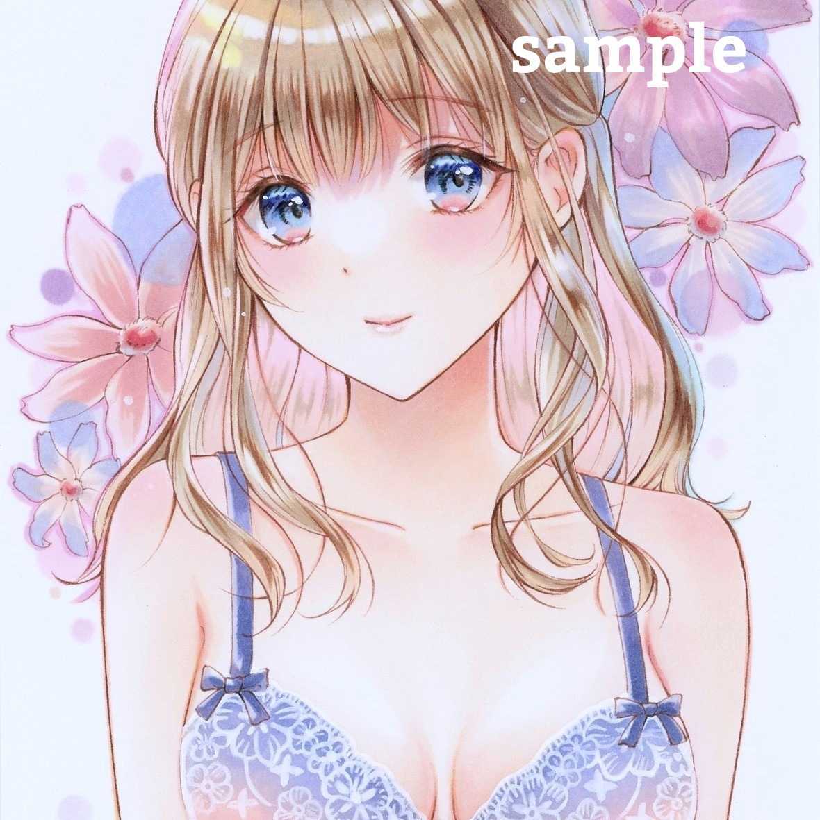 最大70％OFFで購入 手描きイラスト オリジナル【ポートレート2 奈南(な