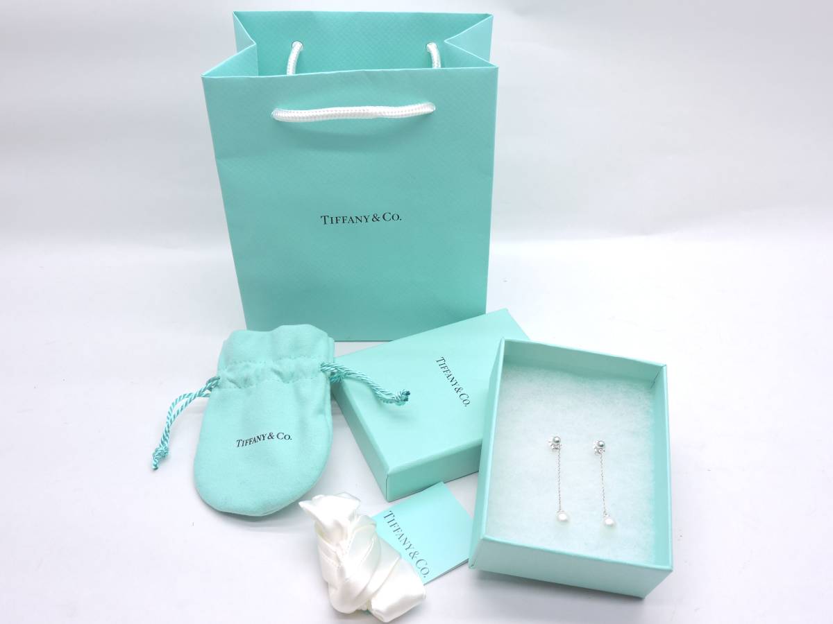 ティファニー　フレッシュウォーターパール　ドロップ　ピアス　925 TIFFANY＆Co. ティファニー ジーグフェルド コレクション フレッシュ