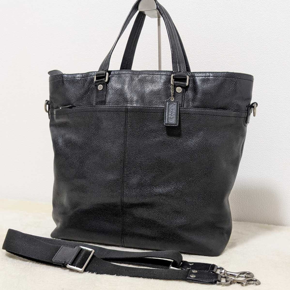お得，定番 COACH トートバッグ 2way 77181 ドラフティング ペブルドレザー ビジネスバッグ ブリーフケース コーチ ショルダーバッグ トランス(トートバッグ)｜売買されたオークション情報、yahooの商品情報 かばん、バッグ