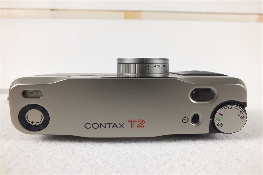 ♪ CONTAX コンタックス T2 コンパクトカメラ ソフトケース付き 中古