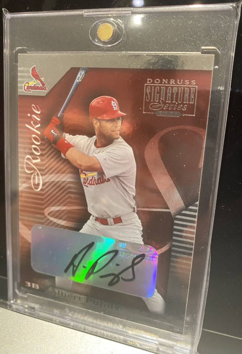Albert Pujols RC Rookie auto Donruss Signature プホルス ルーキー