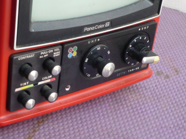 昭和レトロ NationalカラーテレビTH8-V5 通電確認済み ナショナル カラーテレビ テレビ TH8-V5 昭和レトロ(テレビ)｜売買され