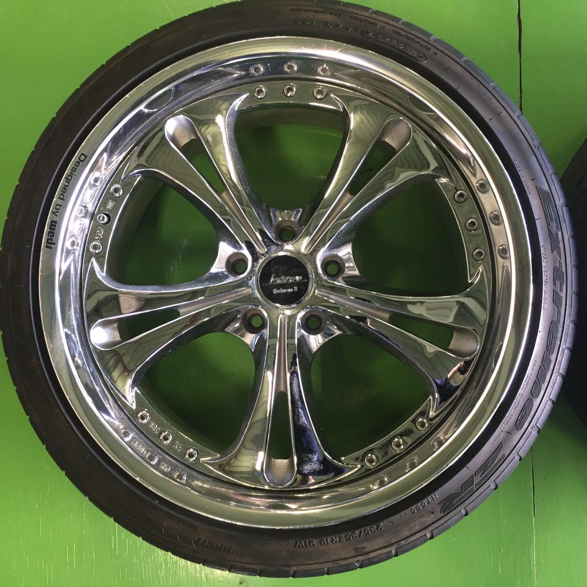 NA521 中古 WEDS KRANZE ウェッズ クレンツェ ケルベロス2 ホイール 19