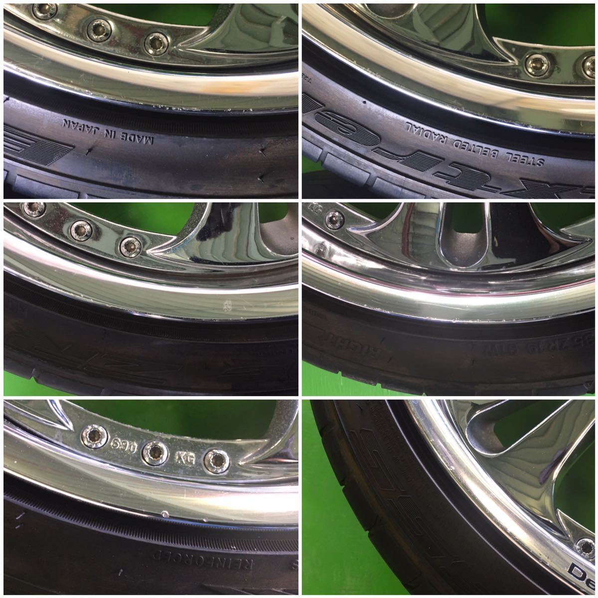 NA521 中古 WEDS KRANZE ウェッズ クレンツェ ケルベロス2 ホイール 19
