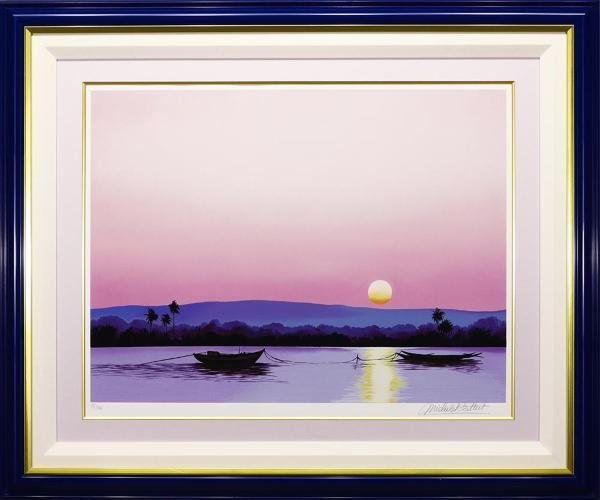 ミッシェル・バテュ MICHELE BATTUT 絵画 額装品 オリジナル 原画 真作