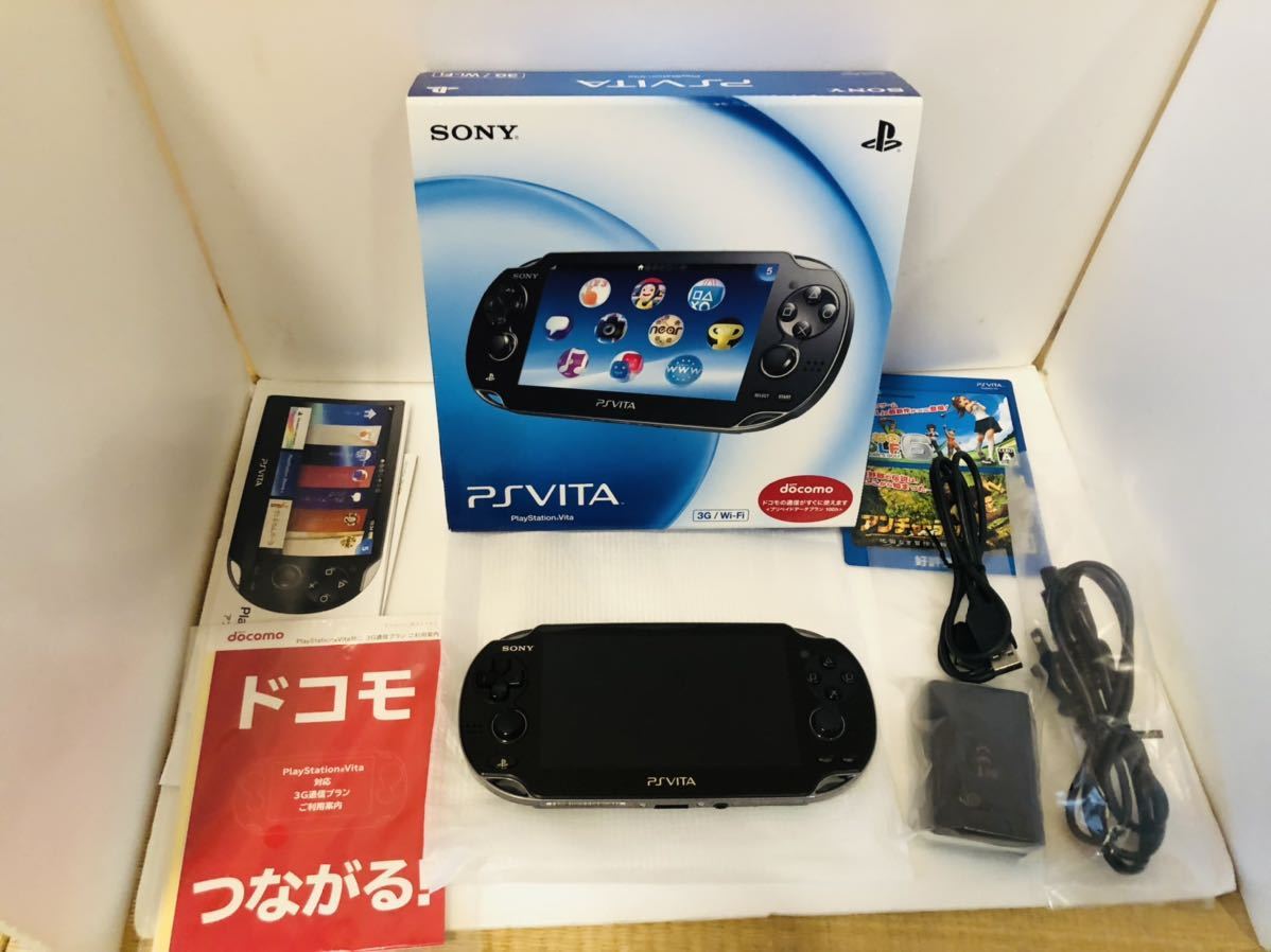 ☆新品未使用 完品 PlayStation Vita 3G/Wi-Fiモデル クリスタル