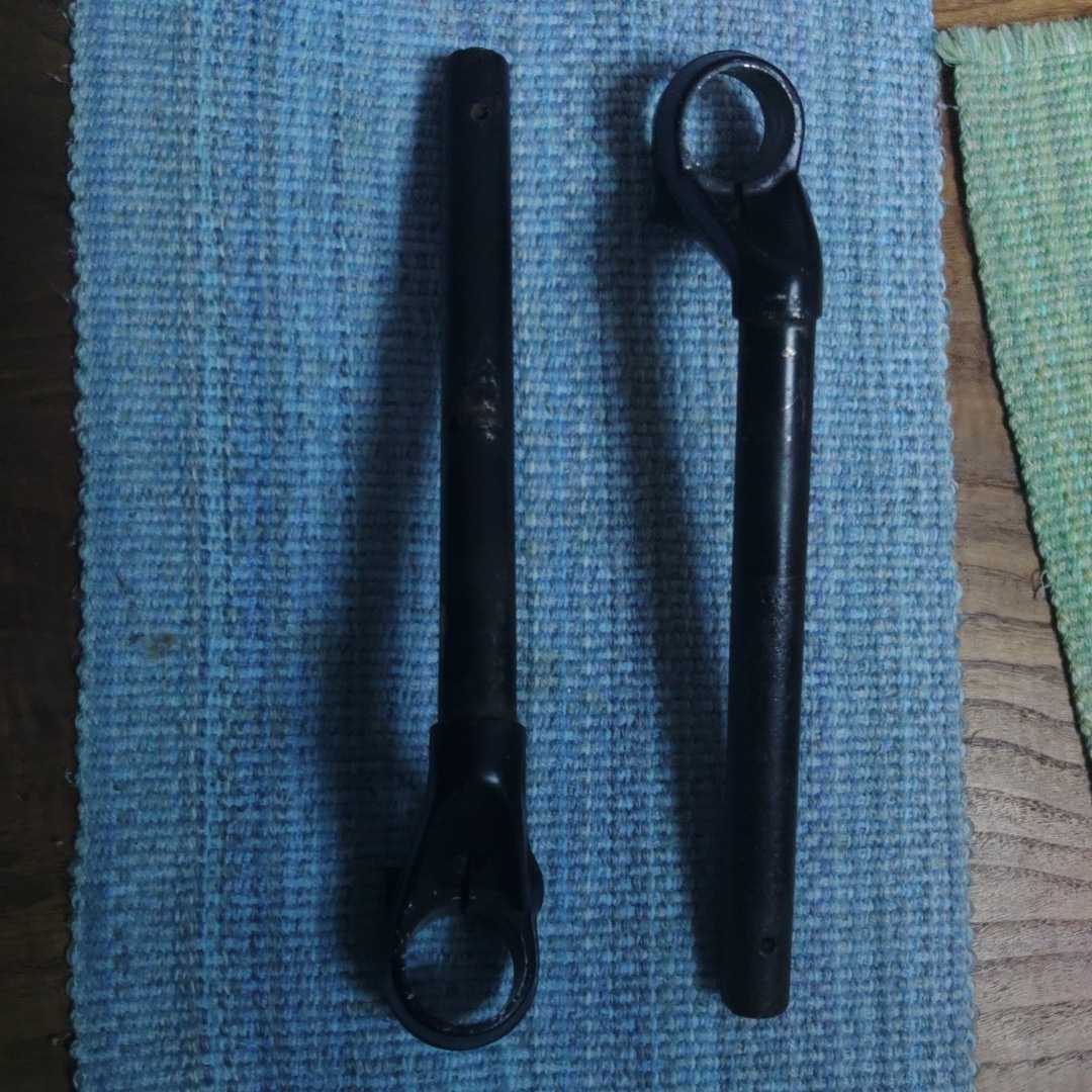 ホンダ純正CBX400F 純正ハンドル　41パイ→35パイ変換キット付き ホンダ純正CBX400F 純正ハンドル 41パイ→35パイ変換キット付き