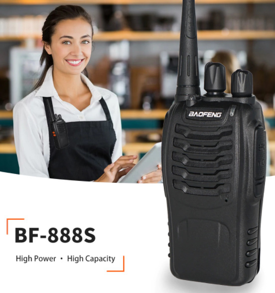 x337a 　トランシーバー 3台セット baofeng BF-888S 5ワット 5Km 16ch　 ポータブル 　充電式　アウトドア トランシーバー x337a 3台セット
