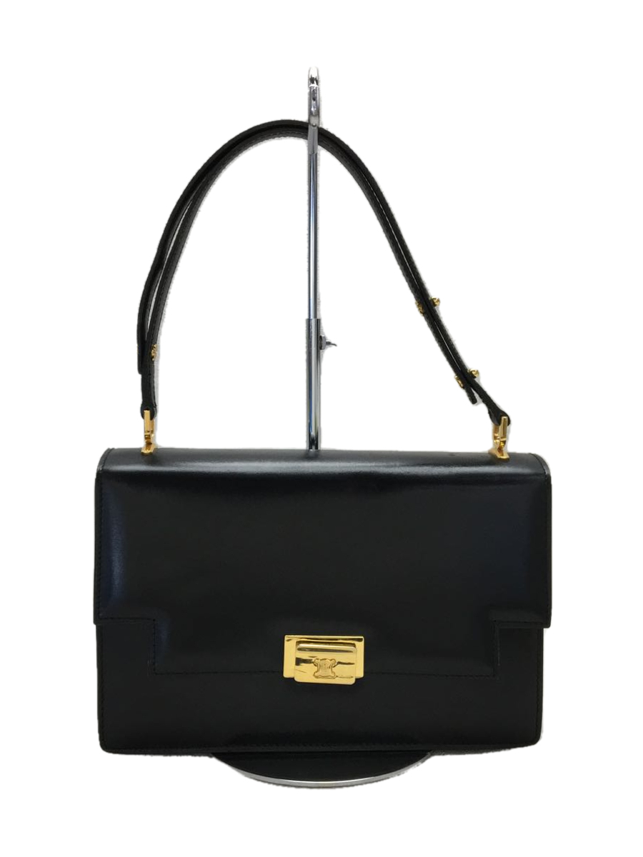 大人気，新作 CELINE OLD/オールド/マカダムロゴ金具//ハンドバッグ/レザー/ブラック/無地/中剥がれ(ハンドバッグ)｜売買されたオークション情報、yahooの商品情報をアーカイブ公開 - オークファン その他