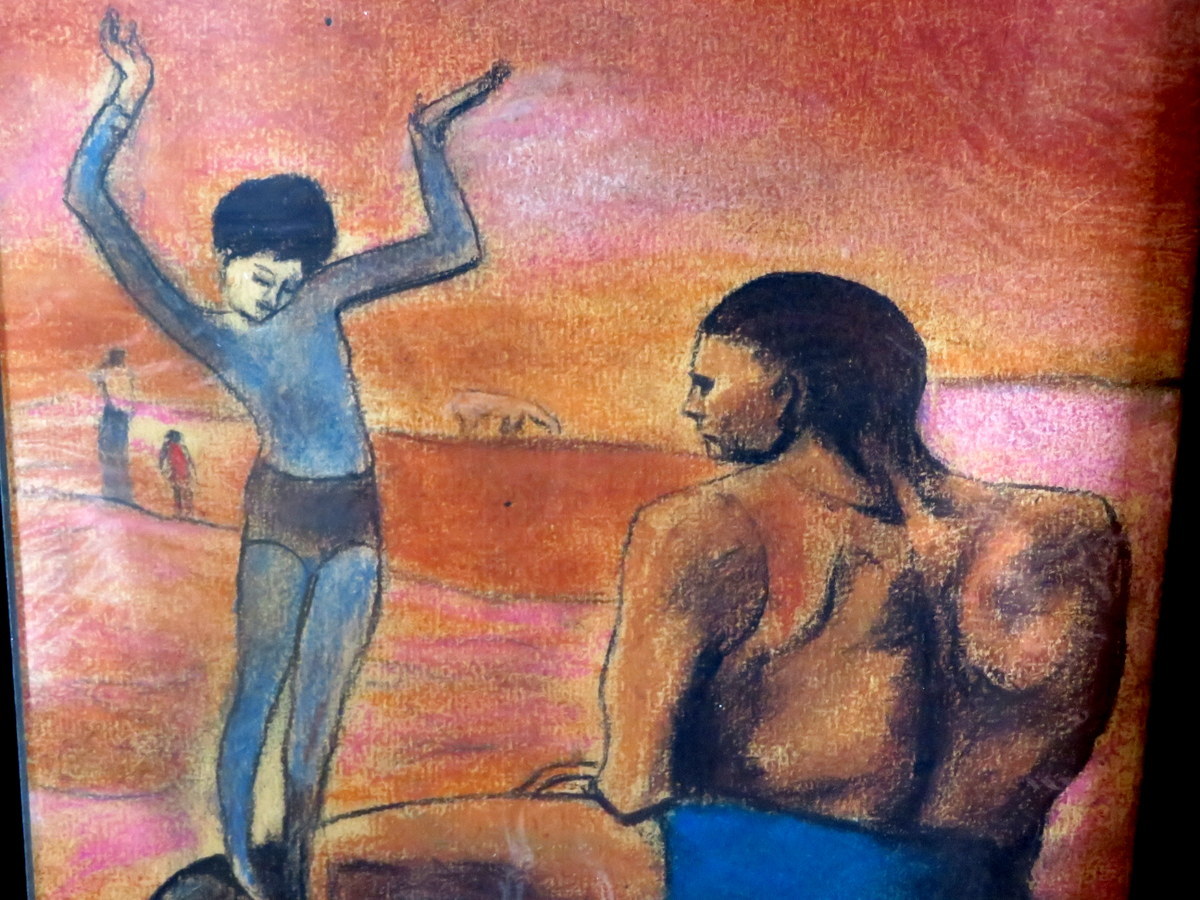 パブロ ピカソ Pablo Picasso 青の時代 アクロバットの家族 1905年
