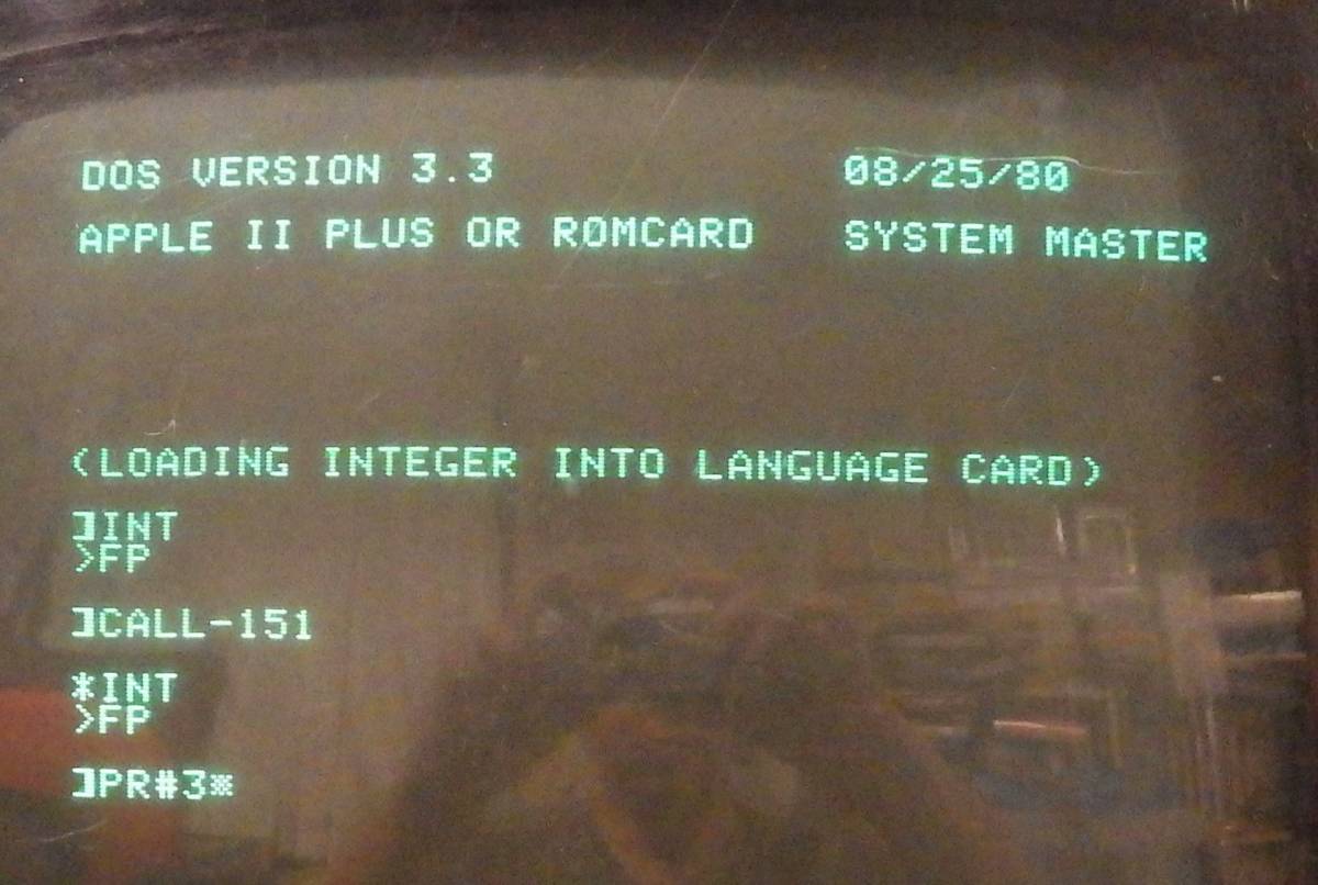 AppleIIe Apple IIe 通常動作 確認！ 内部画像、動作確認画像あり