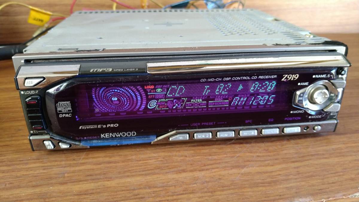 Z919 KENWOOD CDプレーヤー ラジオ Z919 KENWOOD カーオーディオ 本体