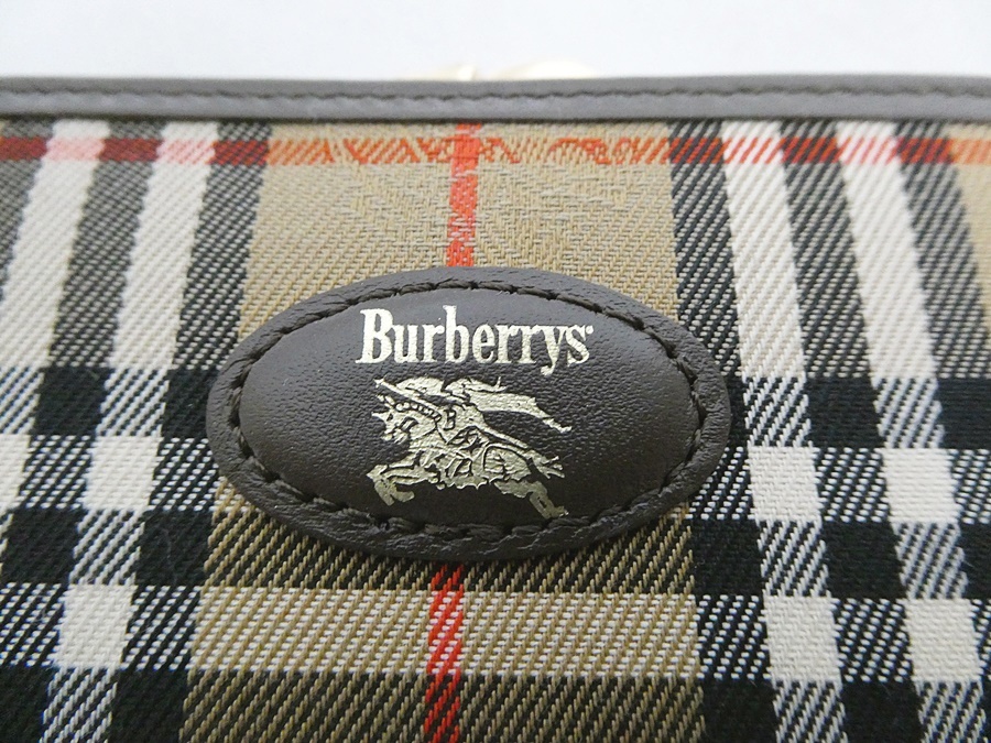 02 68-519851-28 [Y] バーバリー Burberrys 二つ折り財布 がま口 ノバチェック 財布 ウォレット 札入れ 小銭入れ 旭68 BURBERRY バーバリー Burberry バーバリーブラックレーベル Brown Renfrew