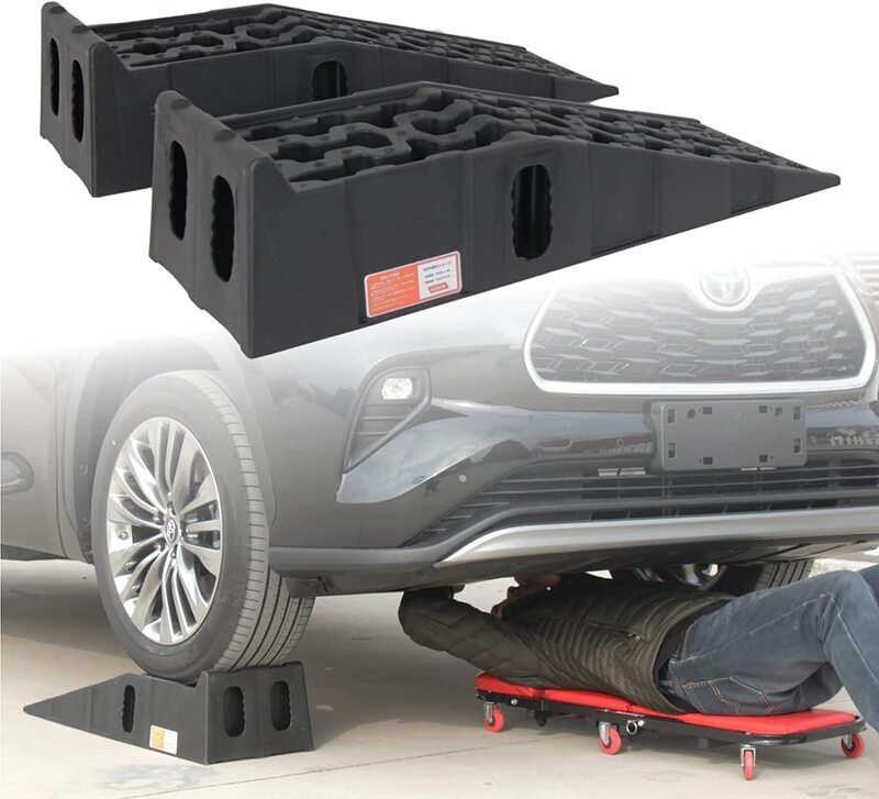 【OUTLET】OULEME カースロープ 2個入り OLM-PCR15P 耐荷重7t 整備用 油圧ジャッキ代替 オイル交換【ITQQQN5F3MFK】 OULEME カースロープ | カー 2個セット カースロープの通販