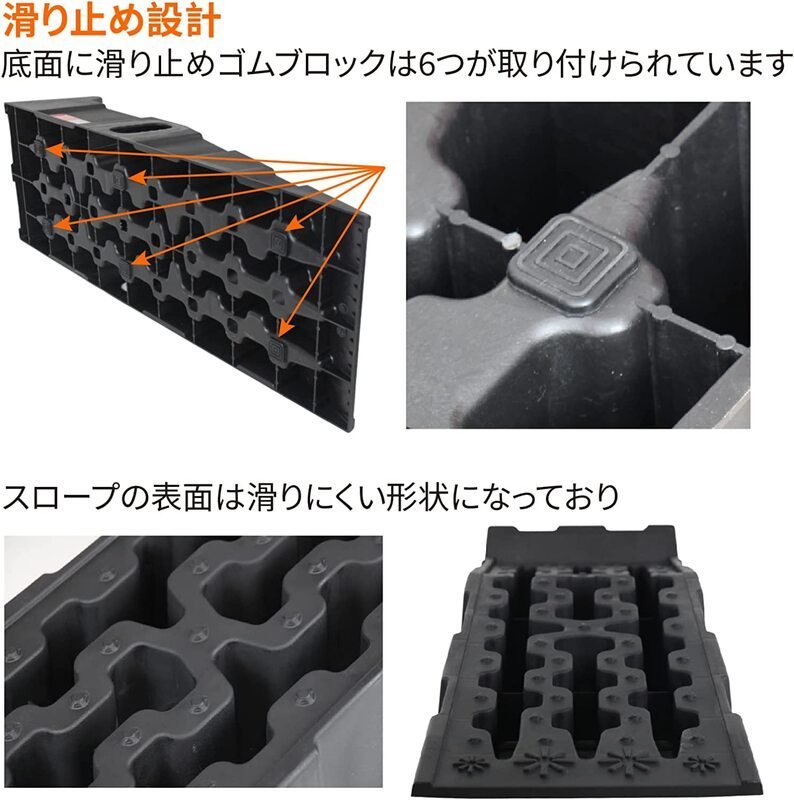 【OUTLET】OULEME カースロープ 2個入り OLM-PCR15P 耐荷重7t 整備用 油圧ジャッキ代替 オイル交換【ITQQQN5F3MFK】 OULEME カースロープ | カー 2個セット カースロープの通販