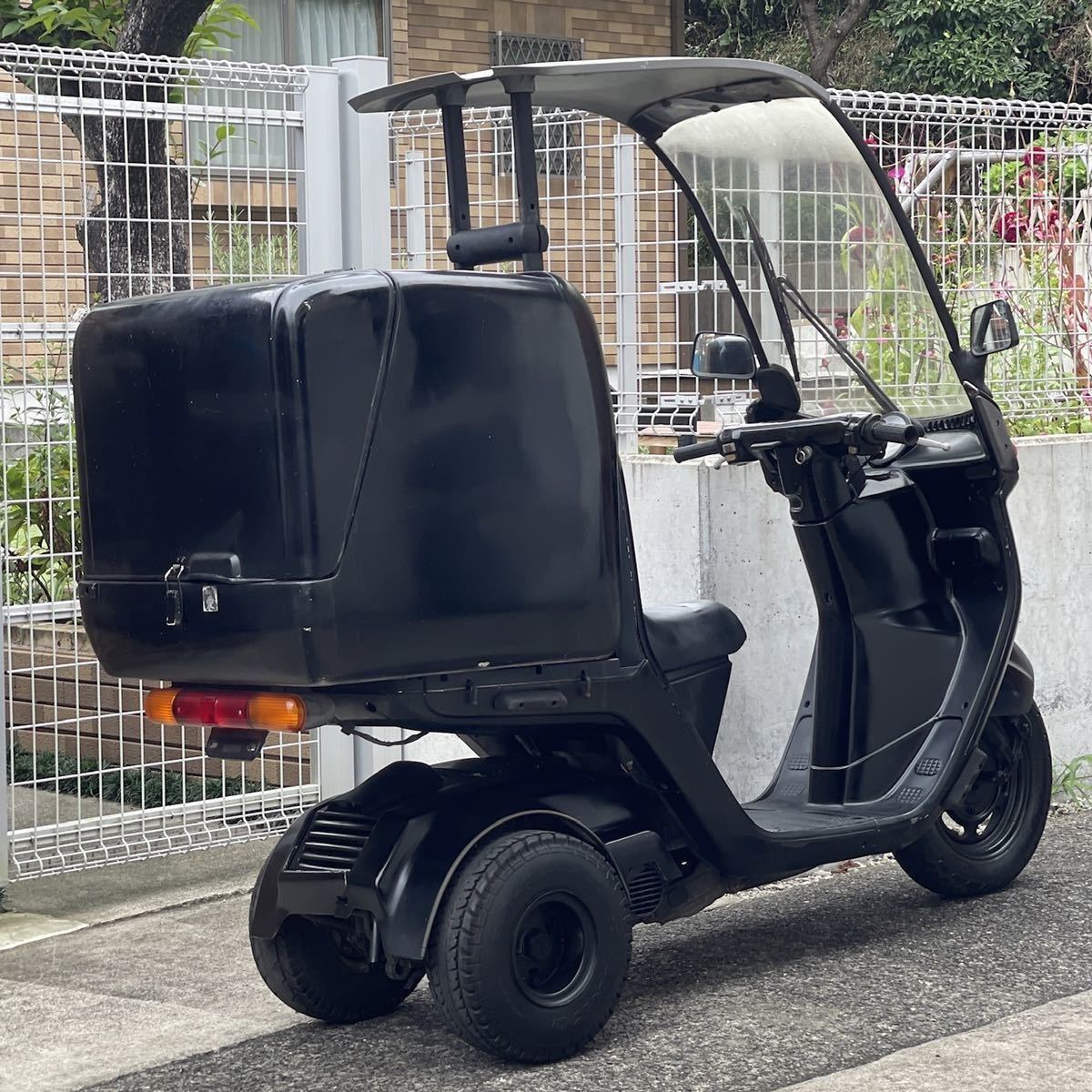 横浜〜 実働 ホンダ ジャイロキャノピー 2スト ワイド リアBOX付 (検 