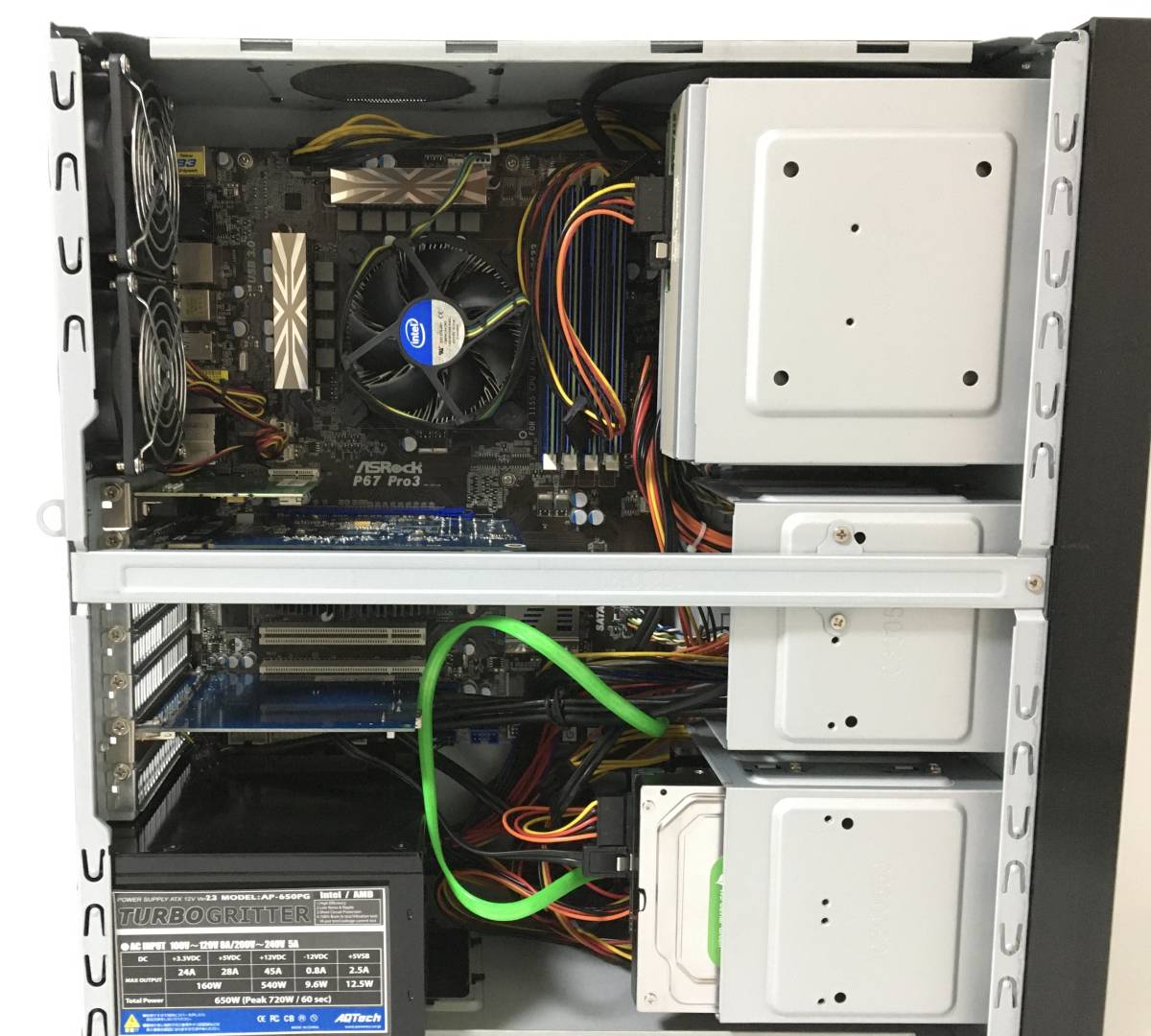 ASUS P67 Pro3搭載自作PC Intel Corei7-2600/12GB/SSD60GB+HDD1TB/OS無/NVIDIA ...