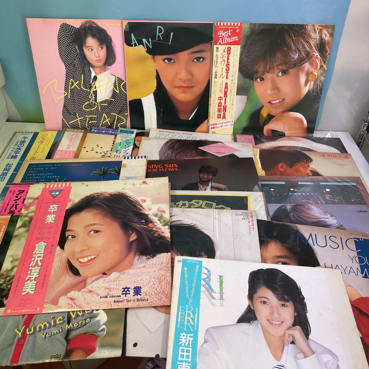 中森明菜 - 中森明菜LPレコード6枚中古品ですが長期自宅で大事に保管