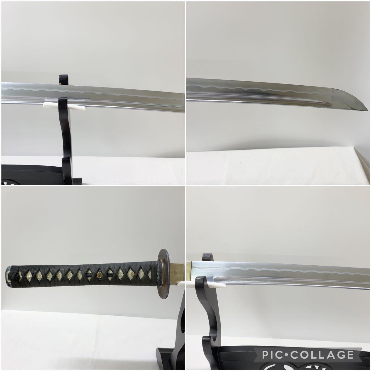 最高級/本格拵え /居合刀 /脇差/樋入/模造刀 /全長約70cm，重さ760g/鞘