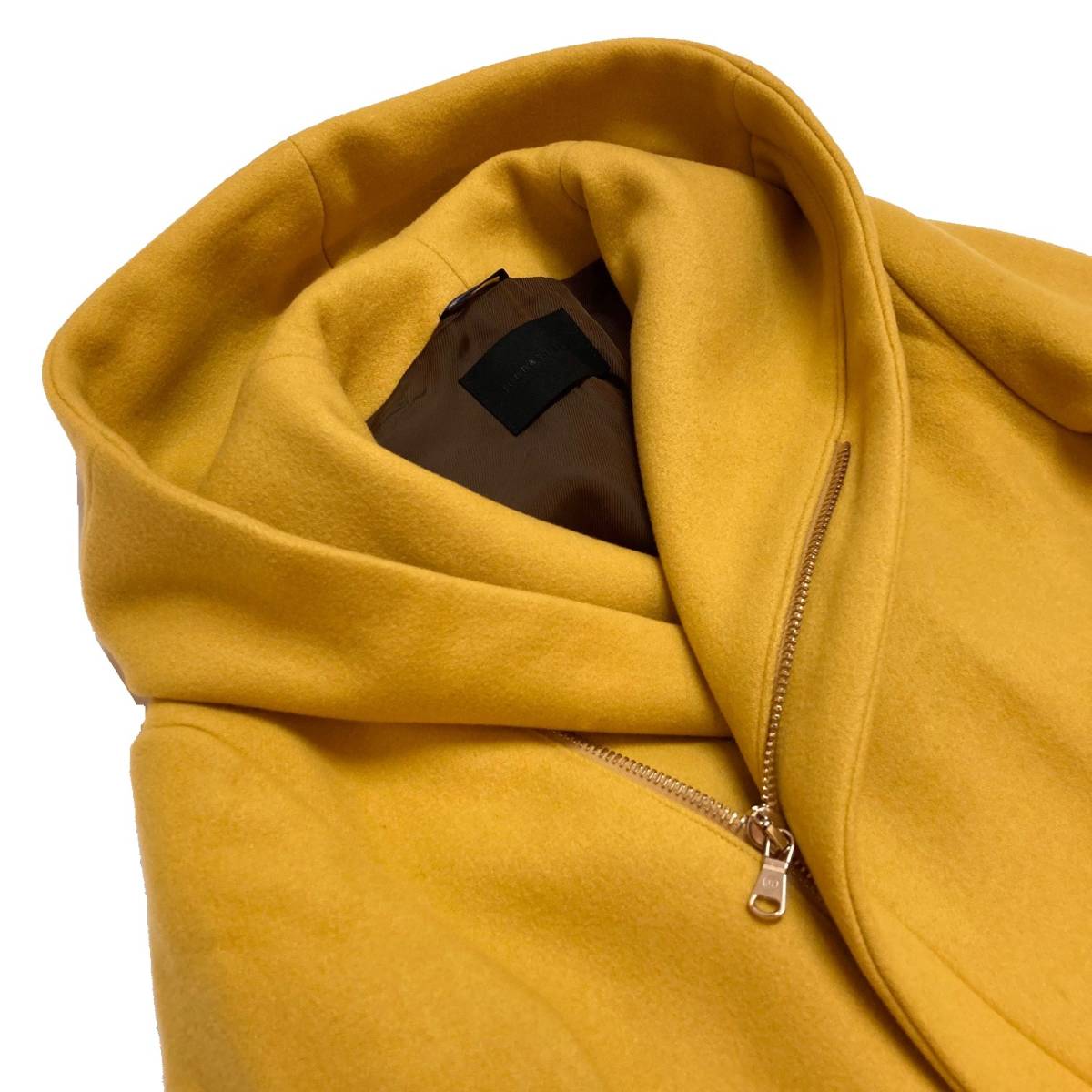定価11万 レアカラー junhashimoto WRAP COAT 3 マスタード ジュン 