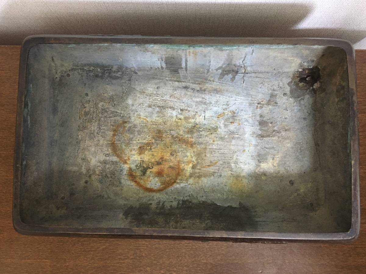 火鉢 古道具 茶道具 真鍮 1円～ 煎茶 当時物 時代 骨董品 灰道具 一対