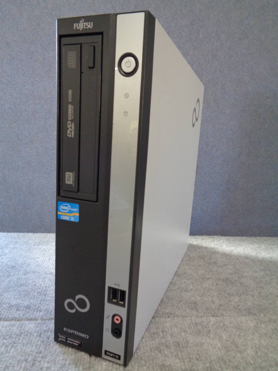 ESPRIMO 富士通 Core i5 Windows FUJITSU D581⁄D 0 3.1GHz メモリ