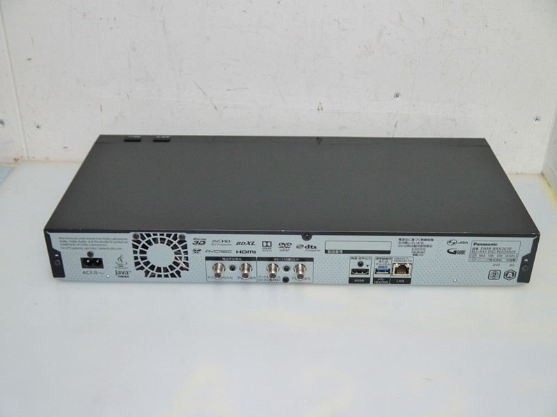 ジャンク品Panasonic DMR-BRX2020 Blu-rayレコーダ公式認定ストア