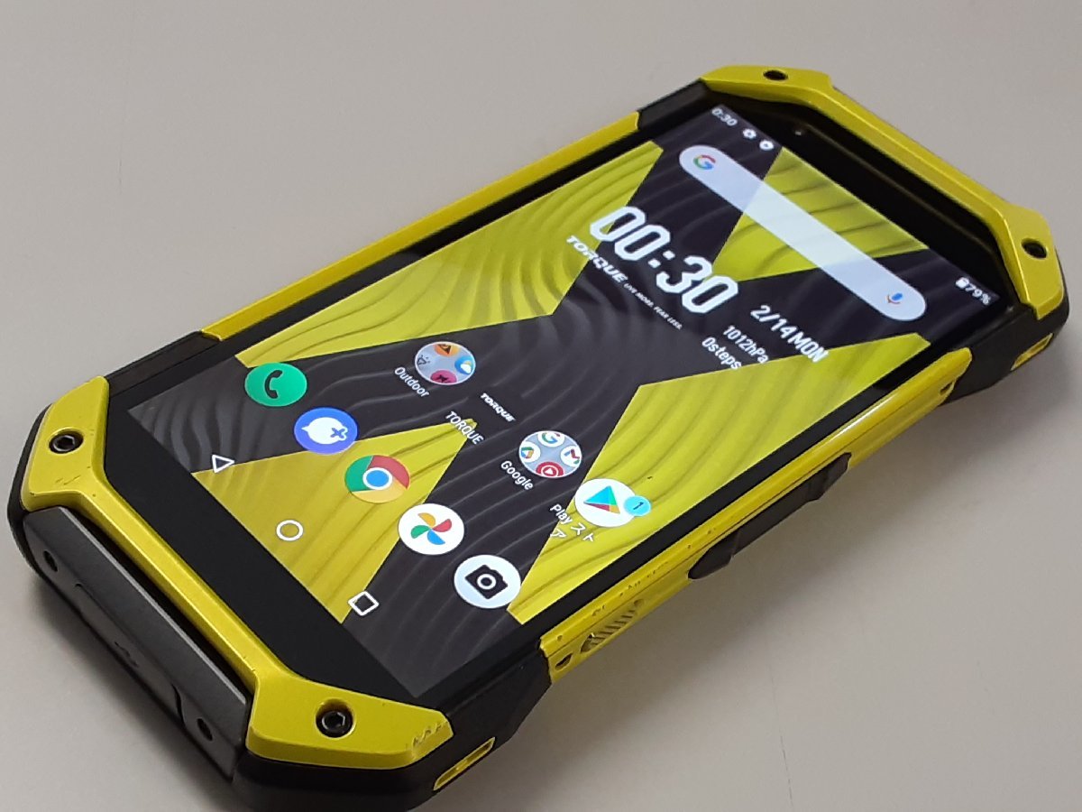 京セラ TORQUE 5G KYG01 128GB Android スマホ レッド④ KYOCERA