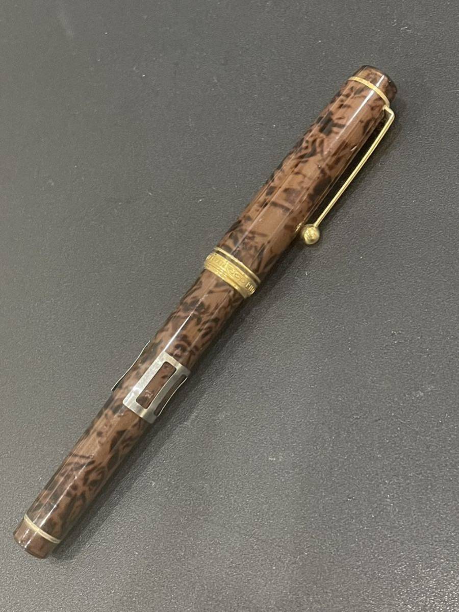 ☆PILOT パイロット万年筆 ペン先14K 585 刻印 （F）0928YM